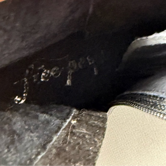 Free People Juliette Kitten Heel Ankle Boots Black Leather Size 36 Witchycore - Picture 9 of 9